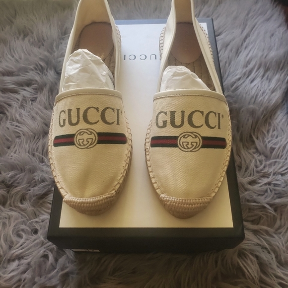 Gucci Shoes - $695 Gucci Logo Espadrilles
